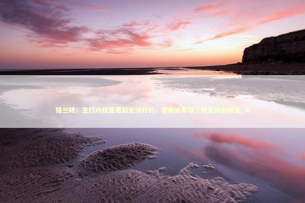 格兰特:主打内线是赛前安排好的;霍勒迪奉献了现象级的投篮_4 格兰特:主打内线是赛前安排好的;霍勒迪奉献了现象级的投篮_4 新闻