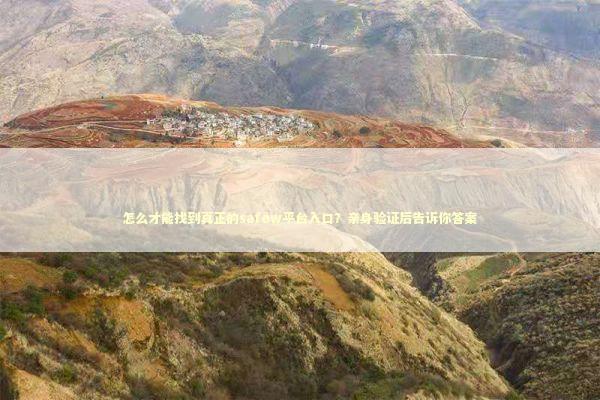 怎么才能找到真正的safew平台入口？亲身验证后告诉你答案 IT技术